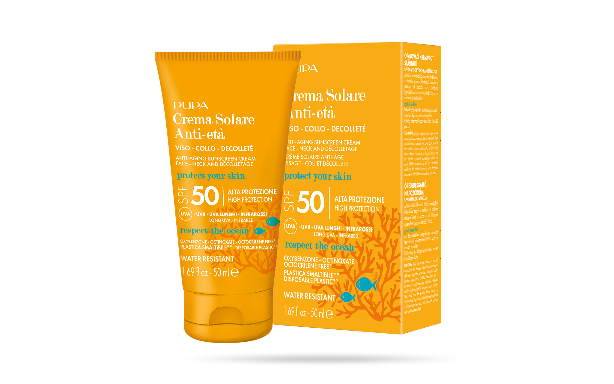 Anti-Aging Sunscreen Cream SPF 50 (50 ml) - PUPA Milano